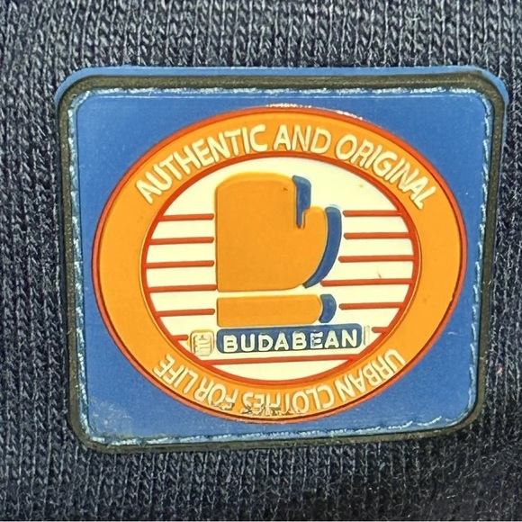 Navy and Light Blue Men's Bomber Jacket - Picture 6 of 7